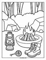 105  Campfire Coloring Pages For Kids & Adults Free Printable PDFs sketch template