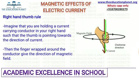 Right hand thumb rule class 10 definition | Right hand thumb rule magnetic field | Thumb rule ...