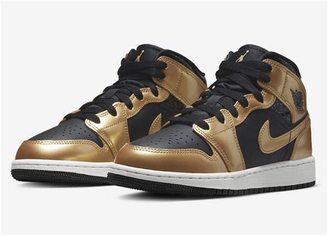 Air Jordan 1 Mid GS Metallic Gold DR6967-071 Release Date | SBD