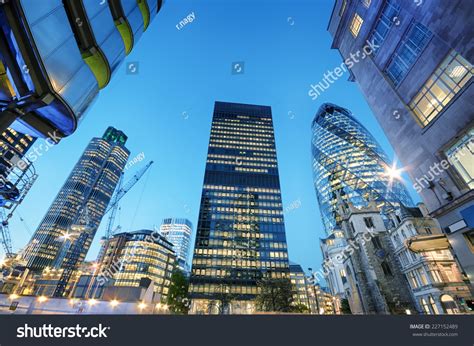 Skyscrapers City London Night Stock Photo 227152489 | Shutterstock