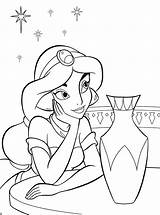 Walt Disney Coloring Pages  Princess Jasmine Characters sketch template