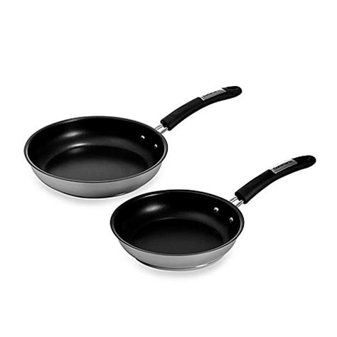 Cuisinart® 2-Piece Nonstick Stainless Steel Skillet Set - Bed Bath & Beyond