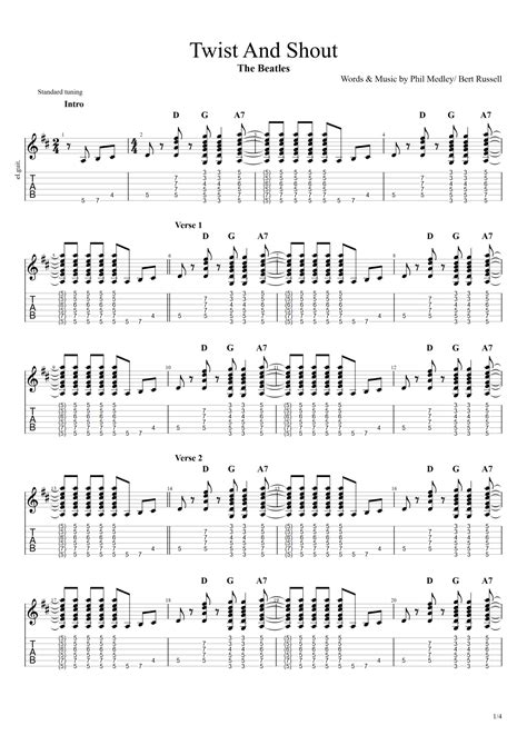 The Beatles “Twist And Shout” Song and Guitar Chords | Guitar Jam