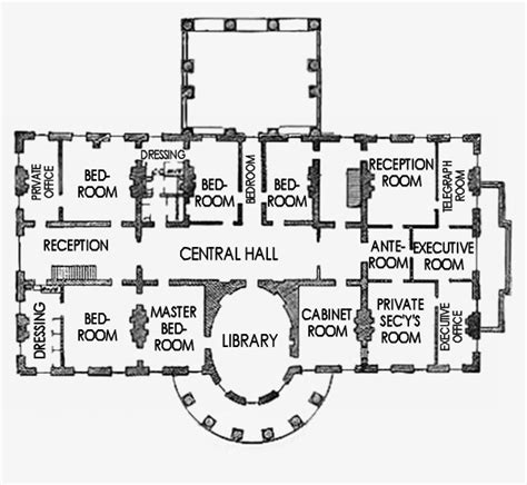 White House Floor Plan Dimensions - floorplans.click