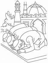 New Muslim Kids Eid Coloring Page  Islamic kids Activities sketch template