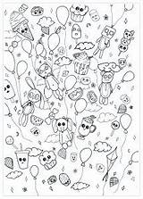 Free Printable Random Coloring Pages sketch template