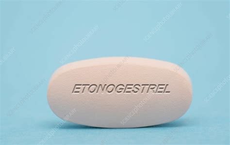 Etonogestrel pill, conceptual image - Stock Image - F036/7751 - Science Photo Library