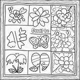 Patchwork Kindergarten Quilt Coloring Page 54844 43400 sketch template