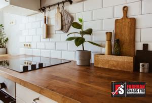 Wood Kitchen Worktop Restoration - Foreman Snags