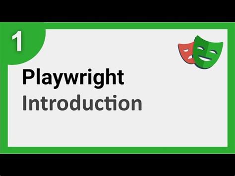 Playwright Beginner Tutorial 1 | What is Playwright - YouTube