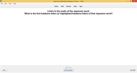 Japanese Alphabet Katakana Flashcards With Anki for Beginners – SPEAKADA