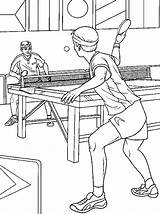 Ping Pong Coloring Pages  Table Tennis Páginas Para sketch template