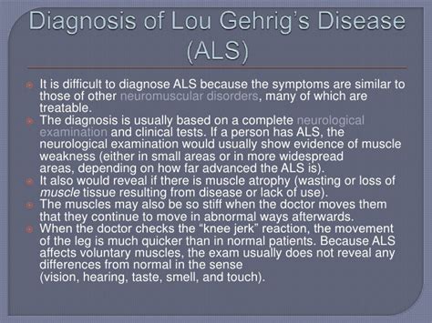 Lou Gehrig’S Disease (Als)