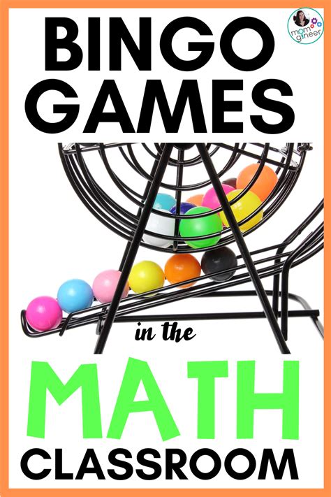 Bingo Games in the Math Classroom - momgineer