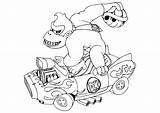 Mario Kart Coloring Pages Printable sketch template