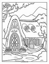Kleurplaat Attic Coloring Dachboden Zolder Grenier Coloriage House  sketch template