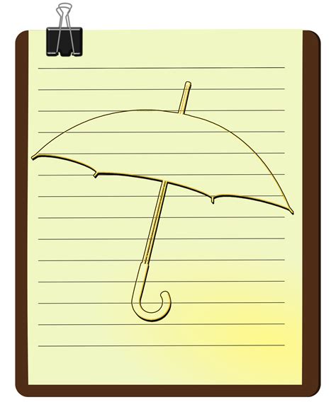 Umbrella Raining Soak Drawing Art Free Stock Photo - Public Domain Pictures