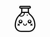 Potions And Magic Coloring  Page sketch template