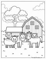 Coloring Pages For Toddlers Farm Animals sketch template