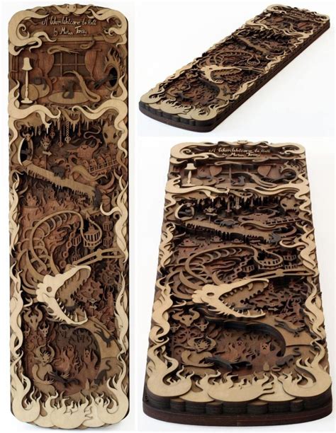 The Art of Laser-cut Wood by Martin Tomsky. An extraordinary woodwork ...