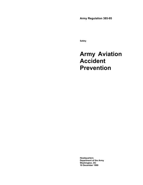 Army Aviation Accident Prevention