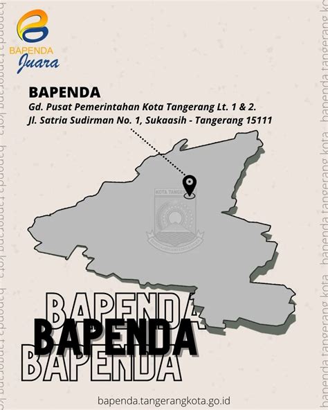 BAPENDA | Lokasi Kantor Bapenda dan UPT Bapenda