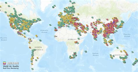 Air Pollution Index Map