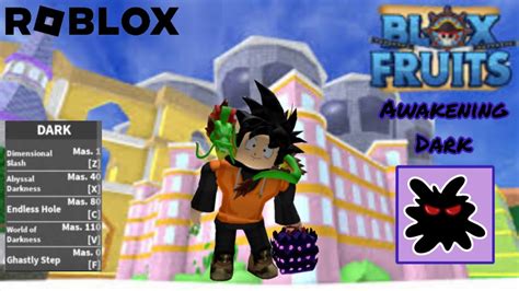 Blox Fruits | FULLY AWAKENING DARK! - YouTube