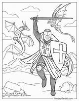 40 Knight Coloring Pages Free PDF Printables sketch template