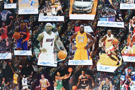 Lot Detail - NBA 60 Greatest "NBA Legends of Basketball" Signed ...