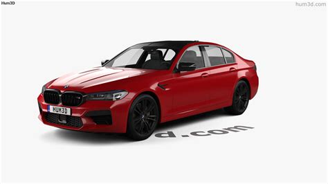 360 view of BMW M5 sedan 2022 3D model - Hum3D store