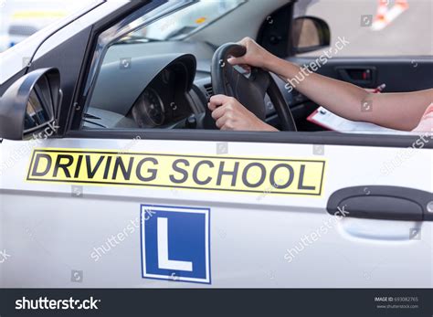 Learning Drive Car Driving School Stock Photo 693082765 | Shutterstock