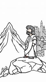 12 Temptation Of Jesus Coloring Pages  Printable & Free To Download sketch template