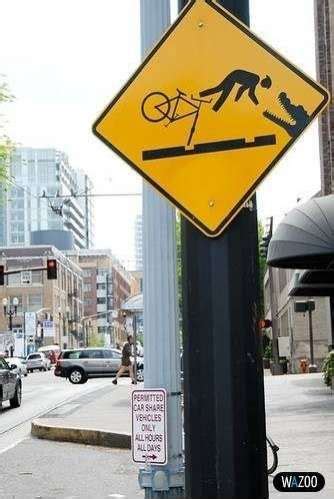 Humorous Traffic Signs | Funny road signs, Traffic signs, Funny street signs