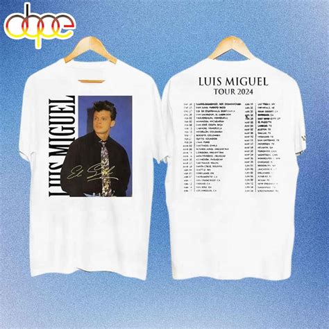 Luis Miguel Tour 2024 Unisex Shirt Merch – Musicdope80s.com