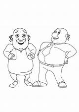 Motu Patlu Coloring Pages Printable Cartoon coloring  sketch template