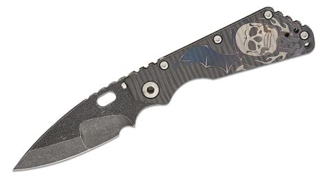 Mick Strider Custom SMF Folding Knife 4" CTS-XHP Acid Washed Nightmare ...