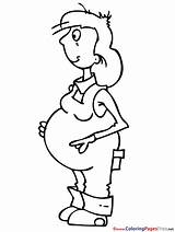 Pregnant For Free Coloring Pages Download sketch template