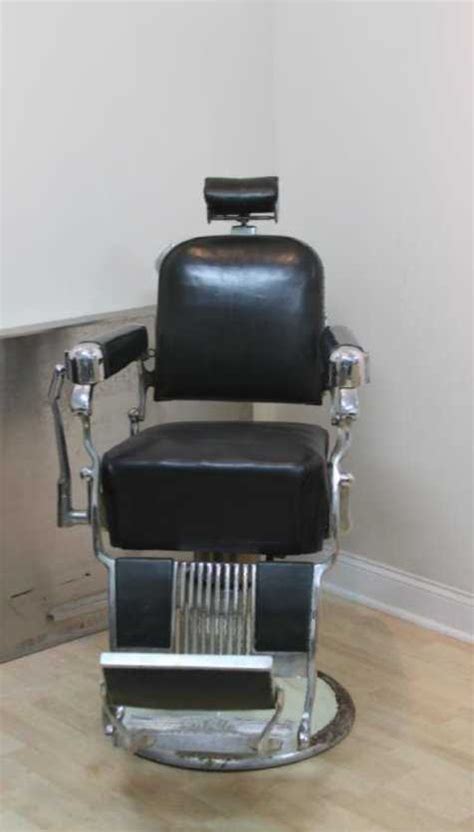 A vintage Belmont Barber's Chair