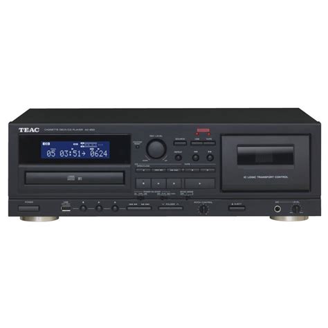 Teac Cassette and CD Player with USB Recorder and Mic Input AD-850 - Walmart.com - Walmart.com