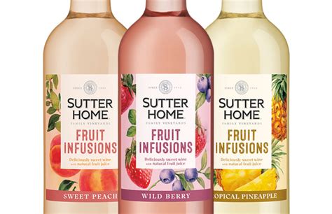 Sutter Home Family Vineyards Grows Portfolio with New Fruit Infusions - Trinchero Family Estates