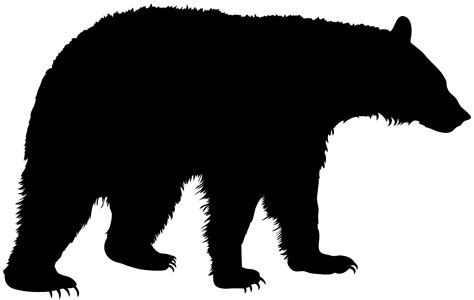 Black Bear Silhouette | Free vector silhouettes