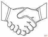 Handshake coloring Page  Free Printable Coloring Pages sketch template