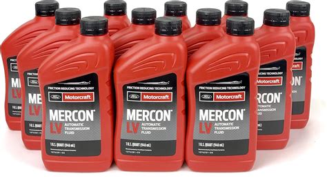 Buy Motorcraft MERCON LV Automatic Transmission Fluid (ATF) 12 Quart Case Online in South Korea ...