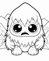 Yeti Coloring Pages Bring The Abominable Snowman To Life With Fun And  sketch template