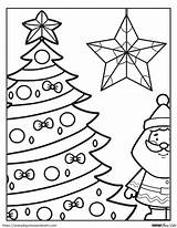 Free Christmas Tree Coloring Pages For Kids sketch template