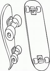 Skateboard coloring pages To Download And Print For Free sketch template
