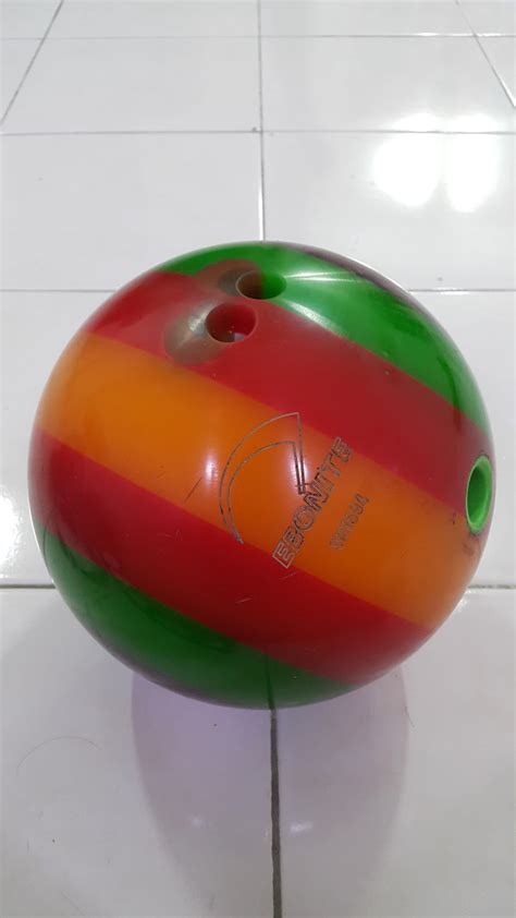 KEDAI BOWLING ONLINE: Rainbow color Bowling ball ebonite maxim 15 LB