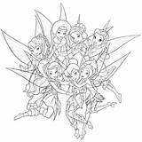 Free Tinkerbell And Periwinkle Coloring Pages Download  sketch template