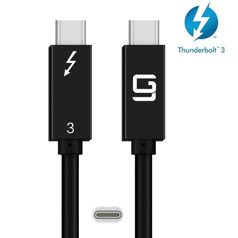 GodSpin Thunderbolt™ 3 Cable (40Gbps) 2.6ft/0.8M | Thunderbolt ...